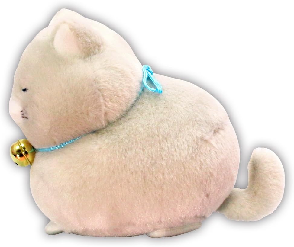 Amufun Bearded Manju Cat Ash Grey Usui Kawaii Stuffed Plush Toy