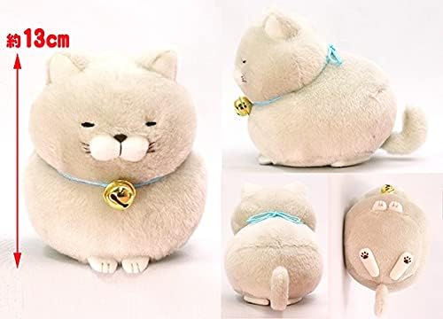 Amufun Bearded Manju Cat Ash Grey Usui Kawaii Stuffed Plush Toy