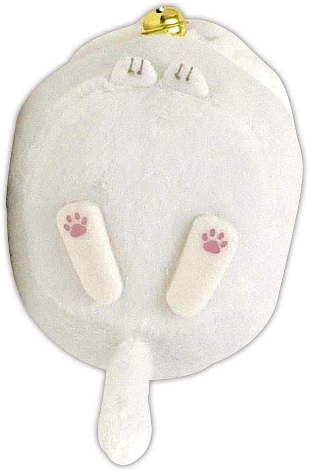 Amufun Bearded Manju Cat White Mochio Kawaii Stuffed Plush Toy