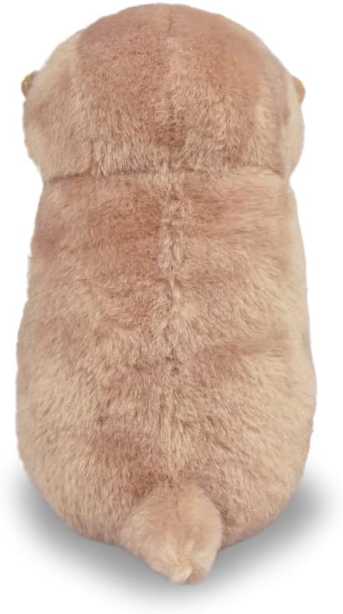Amufun Cute Baby Otter Holding Fish Kawaii Stuffed Plush Toy