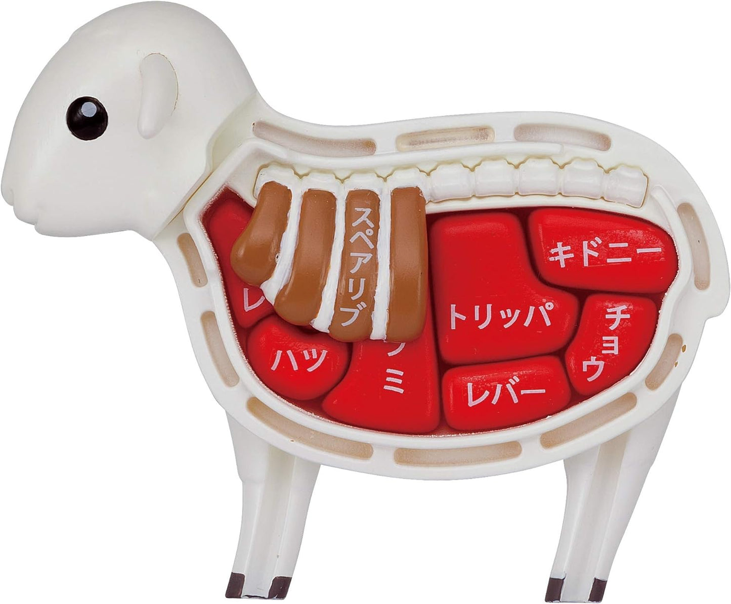 BANDAI NAMCO Megahouse Japanese Study Lamb Genghis Khan Pig 3D Puzzle