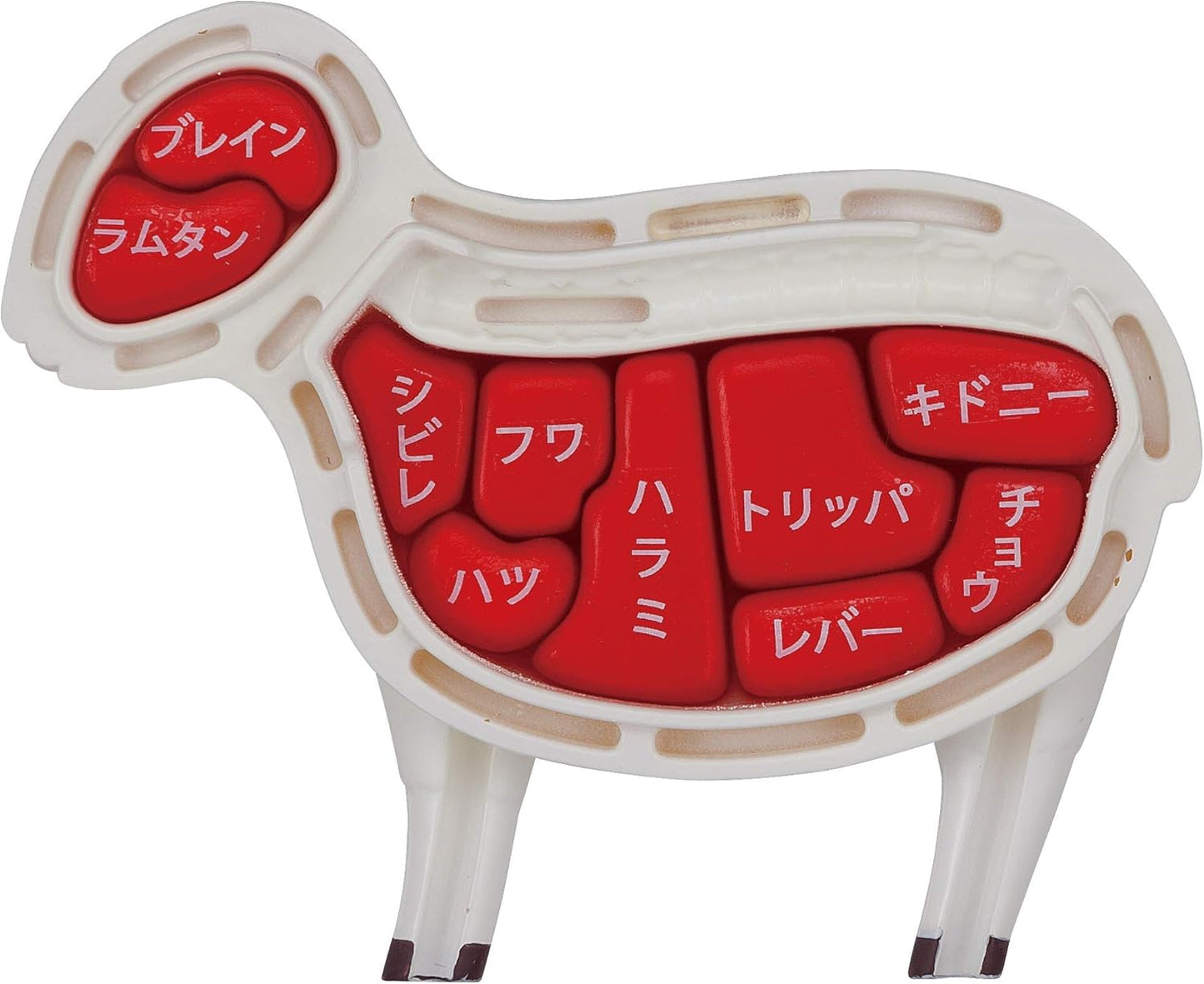 BANDAI NAMCO Megahouse Japanese Study Lamb Genghis Khan Pig 3D Puzzle