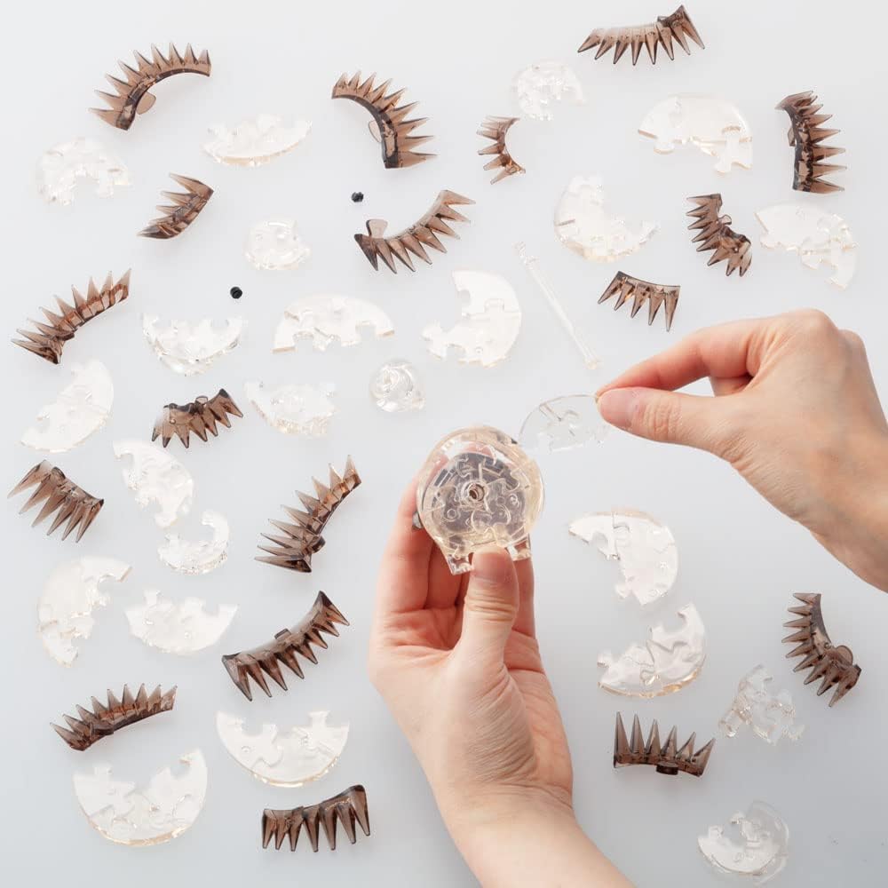 Beverly 3D Crystal Puzzle Brown Hedgehog 55 Pieces