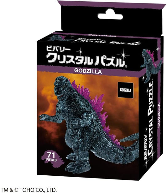 Beverly 3D Crystal Puzzle Grey Godzilla 71 Pieces