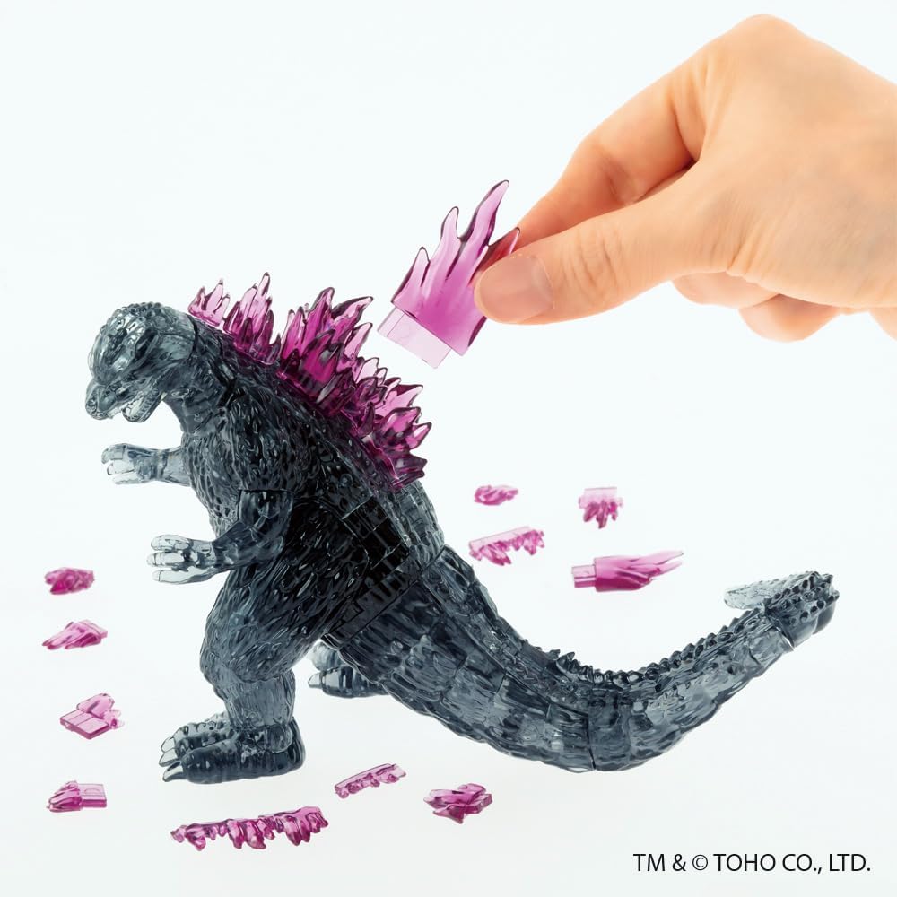 Beverly 3D Crystal Puzzle Grey Godzilla 71 Pieces
