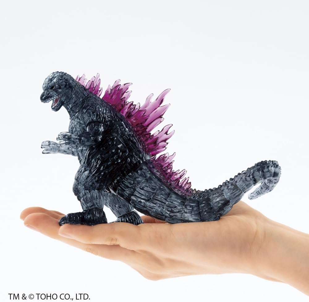 Beverly 3D Crystal Puzzle Grey Godzilla 71 Pieces