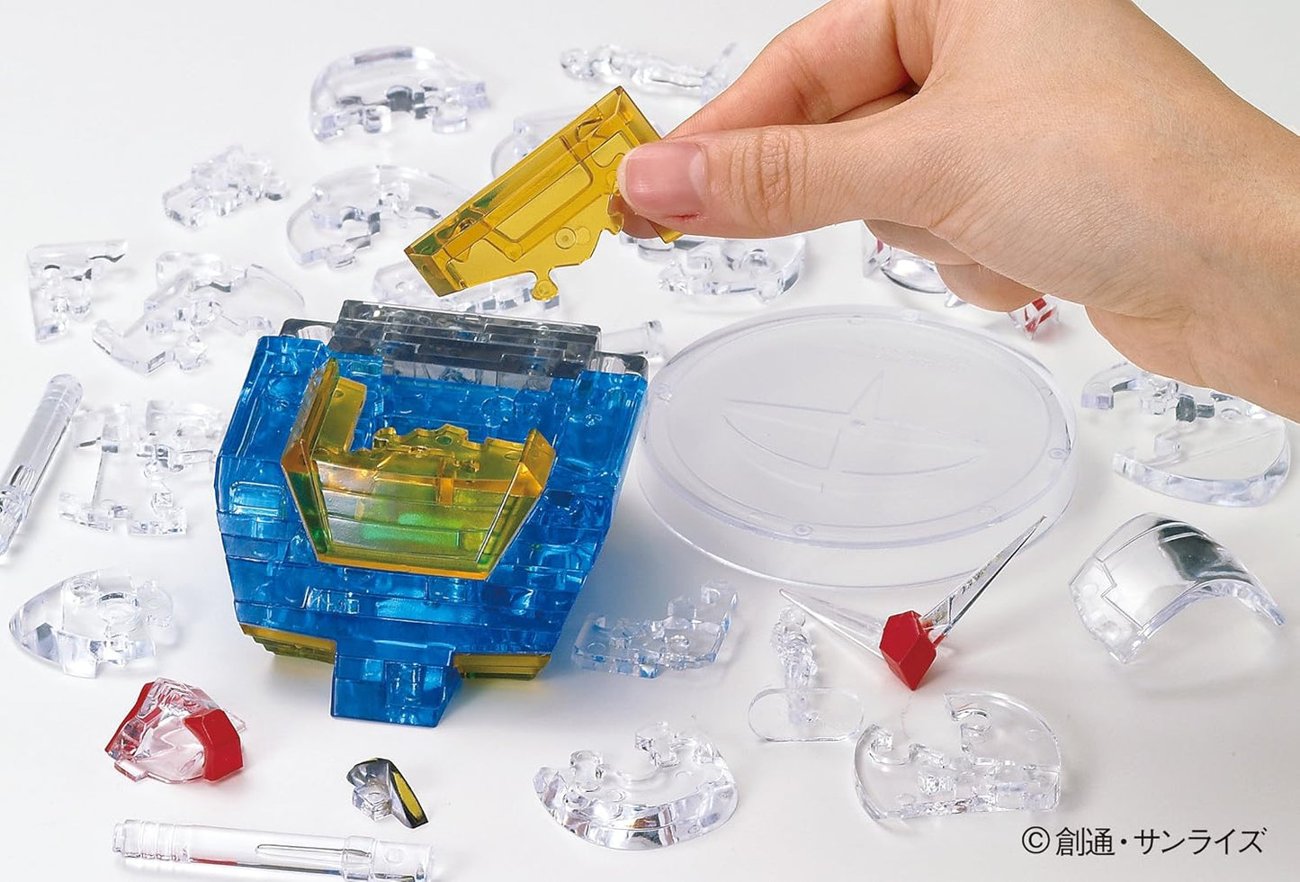 Beverly 3D Crystal Puzzle Gundam Mobile Suit Anime 55 Pieces