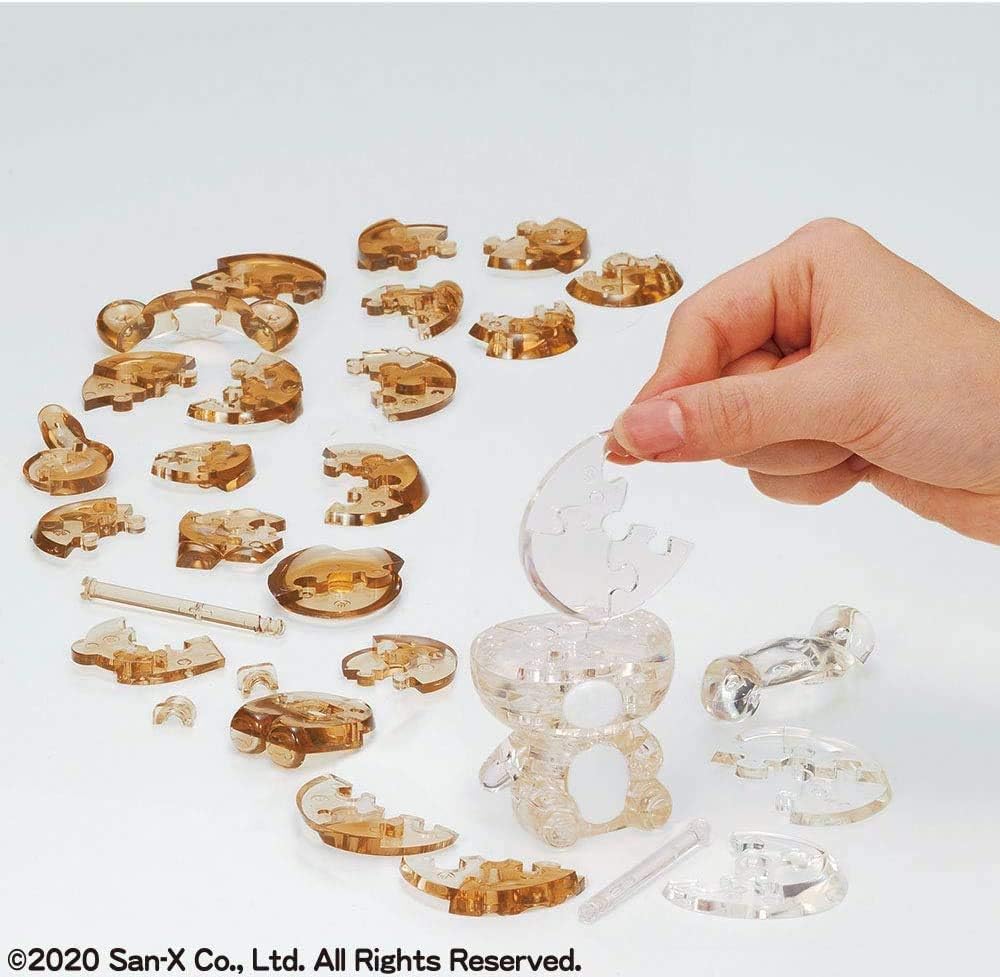 Beverly 3D Crystal Puzzle Korilakkuma & Chairoikoguma Acorn House 65 pieces