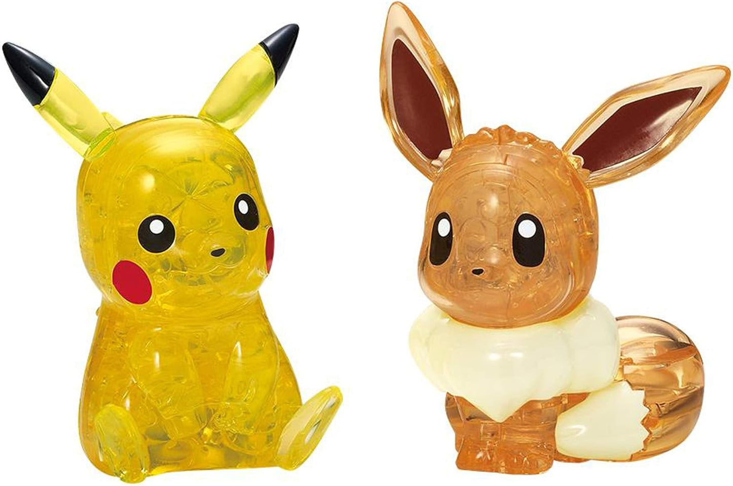 Beverly 3D Crystal Puzzle Pokemon Pikachu and Eevee 48 pieces