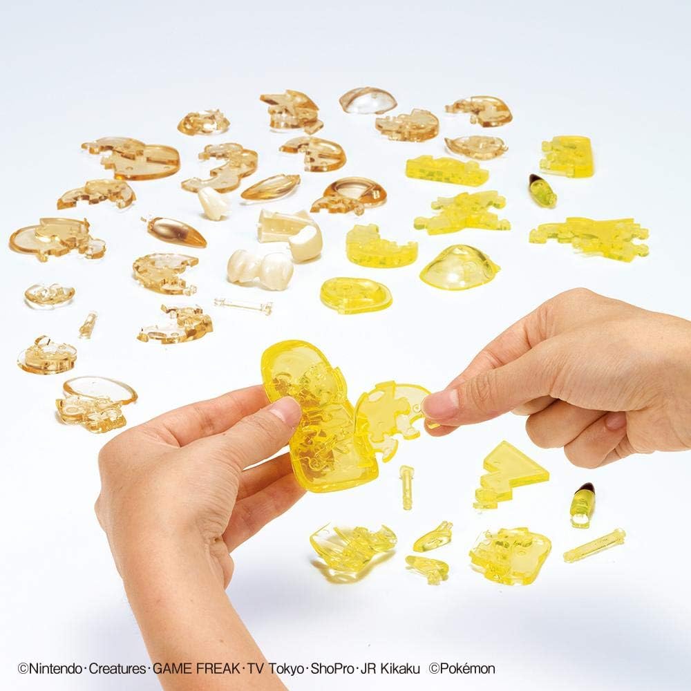 Beverly 3D Crystal Puzzle Pokemon Pikachu and Eevee 48 pieces