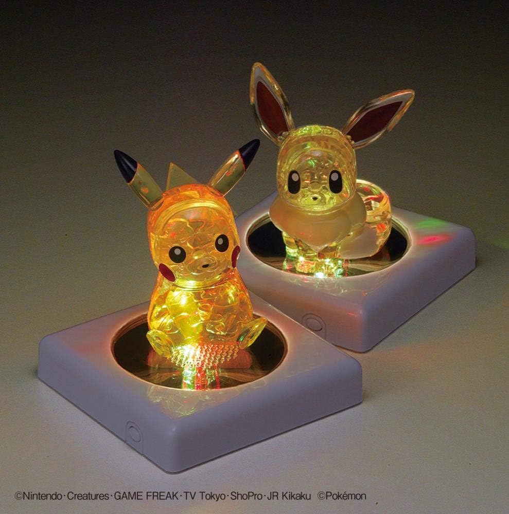 Beverly 3D Crystal Puzzle Pokemon Pikachu and Eevee 48 pieces