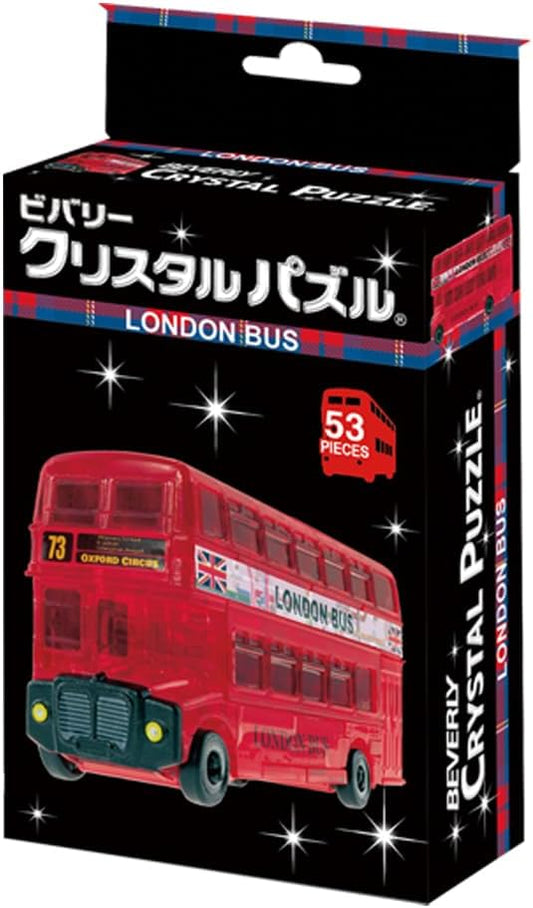 Beverly 3D Crystal Puzzle London Bus Red 53 Pieces