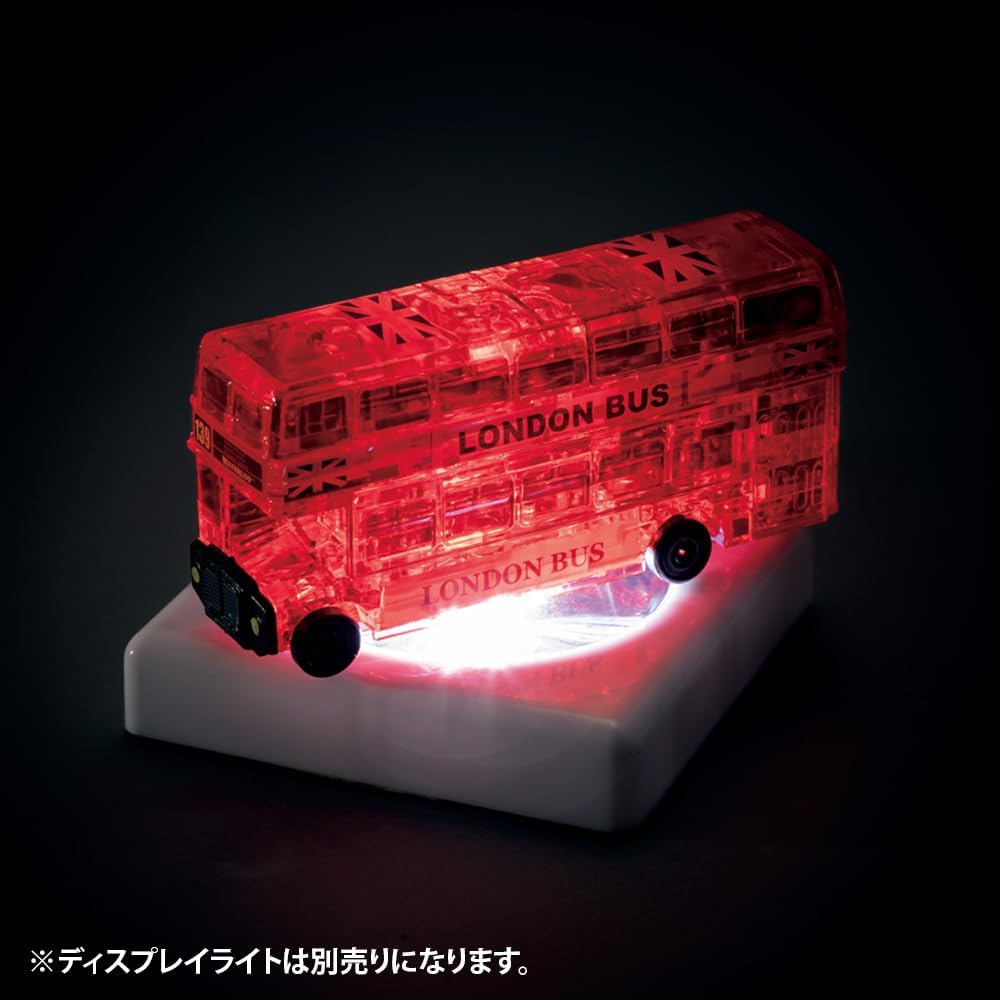 Beverly 3D Crystal Puzzle London Bus Red 53 Pieces