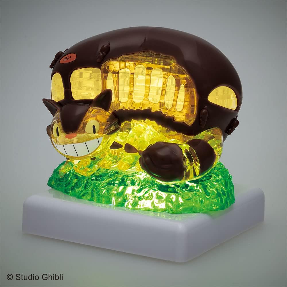 Beverly 3D Crystal Puzzle Studio Ghibli My Neighbour Totoro Cat Bus 61 Pieces