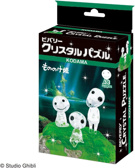 Beverly 3D Crystal Puzzle Studio Ghibli Princess Mononoke Kodama 33 Pieces