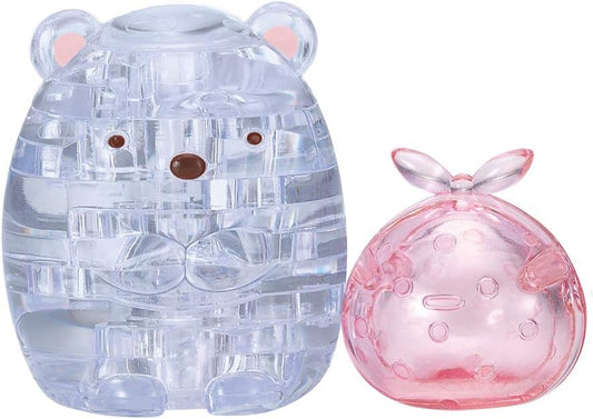 Beverly 3D Crystal Puzzle Sumikko Gurashi Shirokuma & Furoshiki 17 Pieces