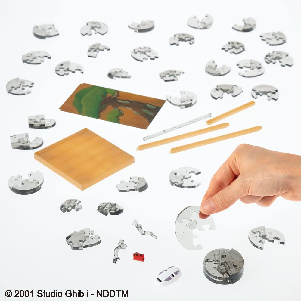 Beverly 3D Crystal Puzzle Studio Ghibli Spirited Away Kaonashi 44 Pieces