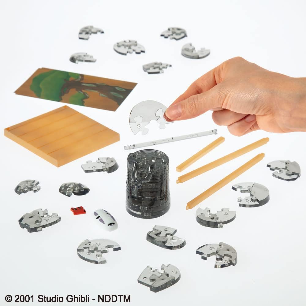 Beverly 3D Crystal Puzzle Studio Ghibli Spirited Away Kaonashi 44 Pieces