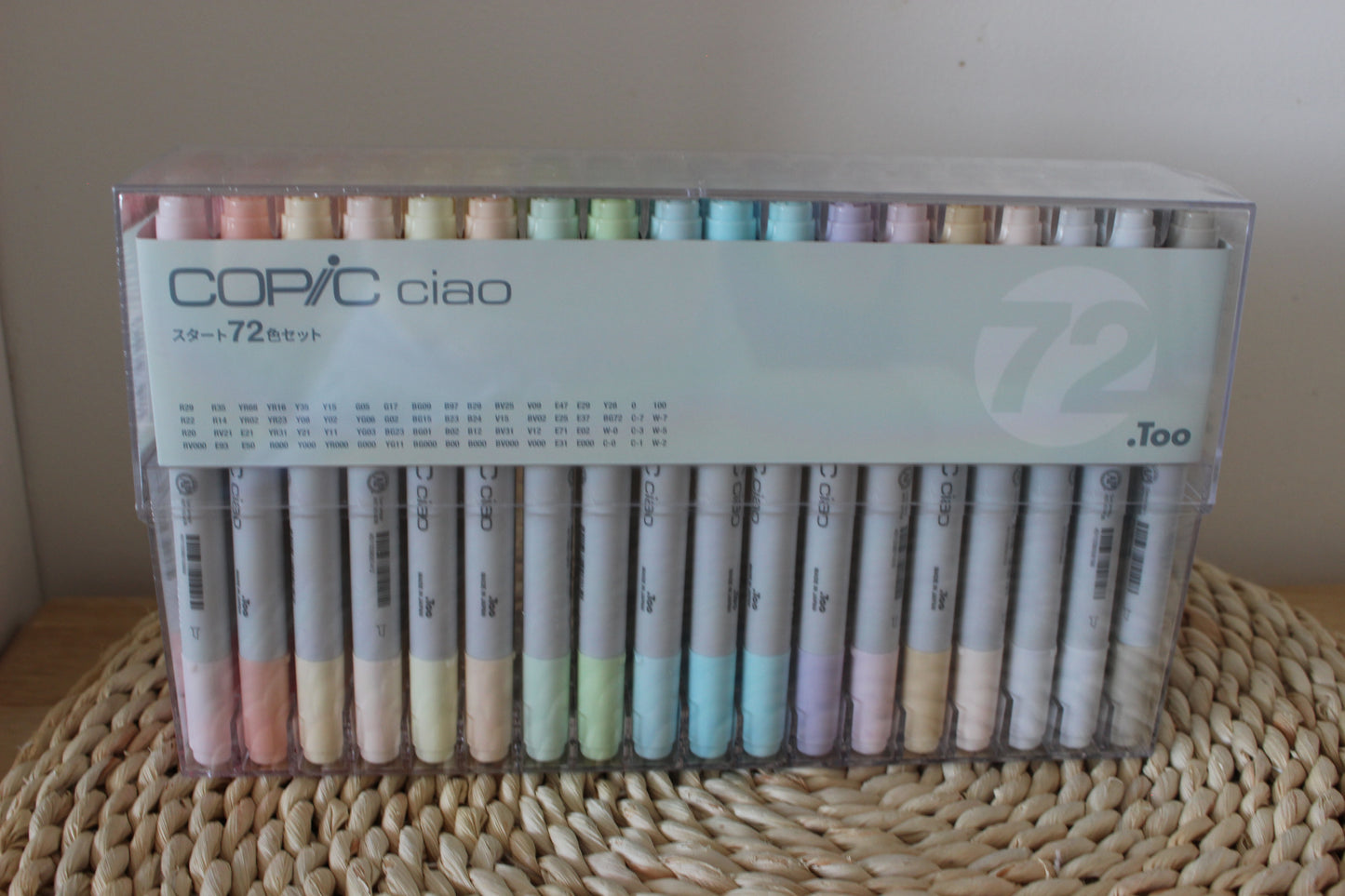 COPIC Ciao Starter 72-Colour 72.Too Illustration Markers Beginner