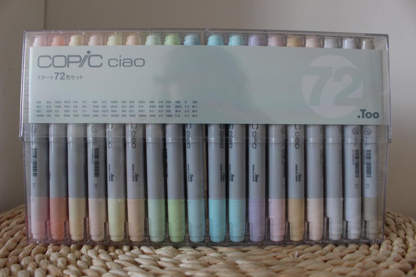 COPIC Ciao Starter 72-Colour 72.Too Illustration Markers Beginner