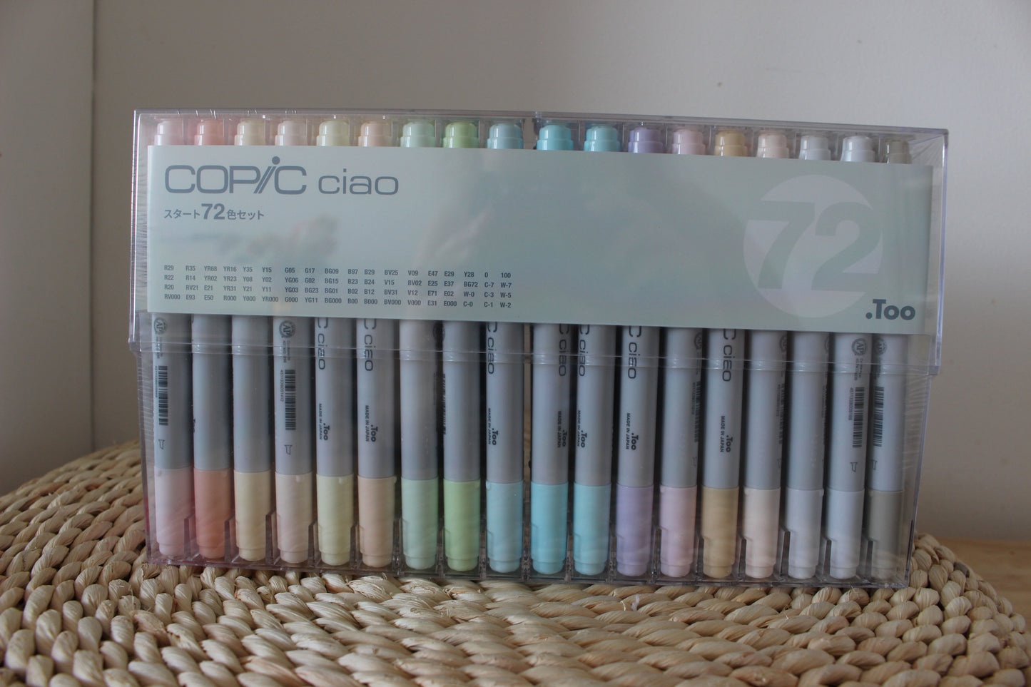 COPIC Ciao Starter 72-Colour 72.Too Illustration Markers Beginner