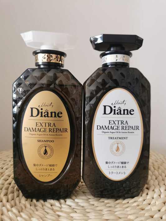 Diane Perfect Beauty Extra Damage Repair Set Shampoo + Conditioner Berry Scent