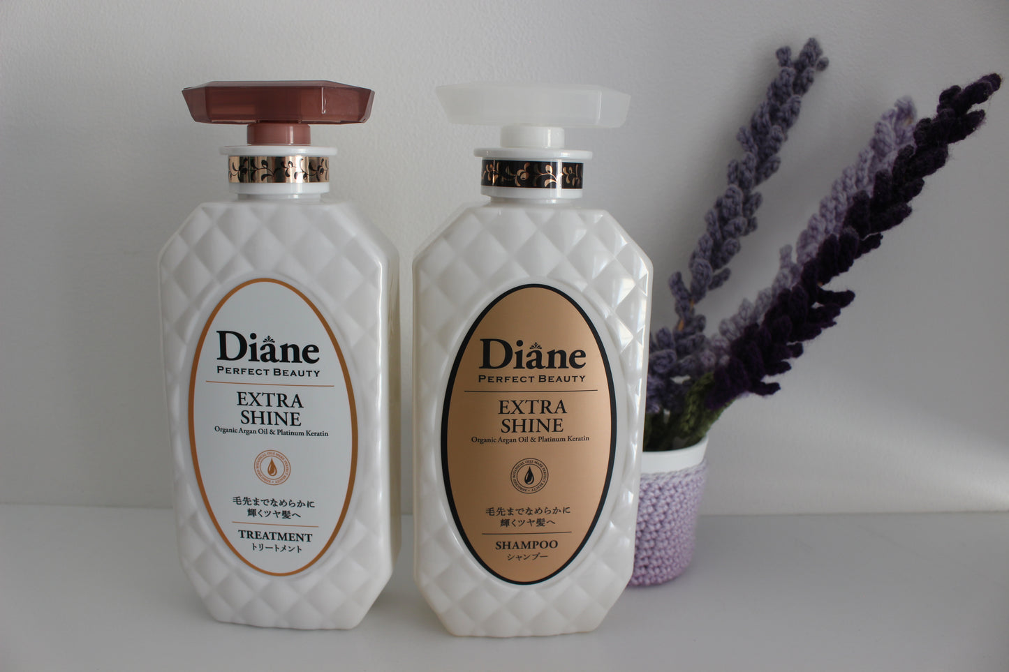 DIANE Perfect Beauty Extra Shine Set Shampoo + Conditioner Argan & Keratin