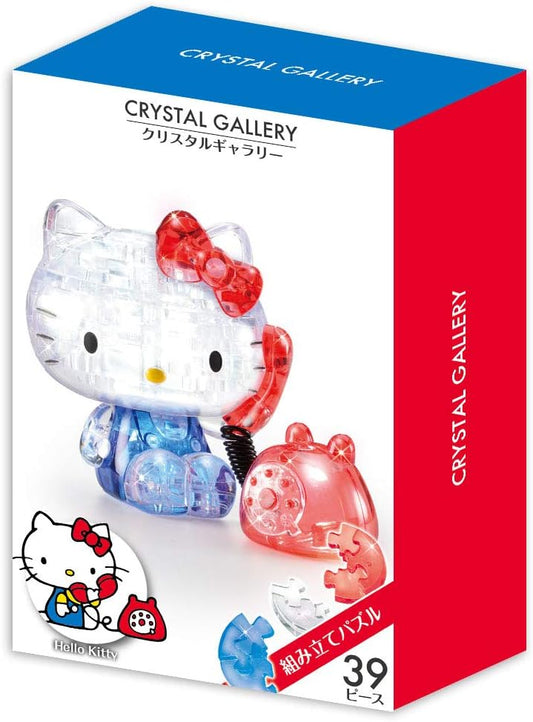 Hanayama 3D Crystal Puzzle Hello Kitty Telephone 39 Pieces