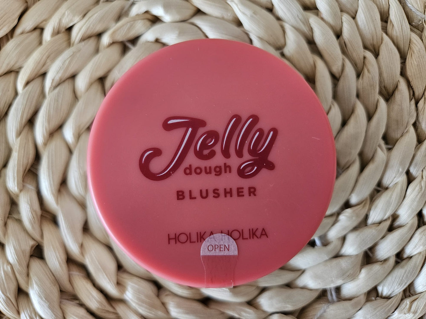 Holika Holika Jelly Dough Blusher Cream Blush Cushion 03 Strawberry Jelly