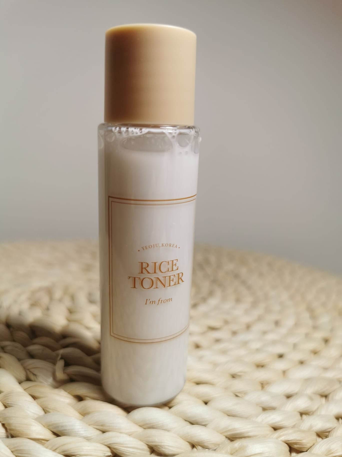 Vegan I’M FROM Rice Toner Travel Sized 30ml - Korean Beauty