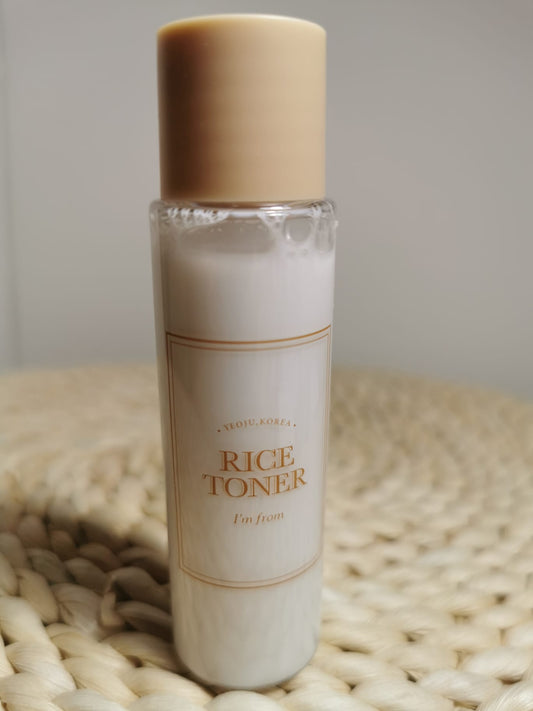 Vegan Korean Skincare I’M FROM Rice Toner Travel Sized 30ml