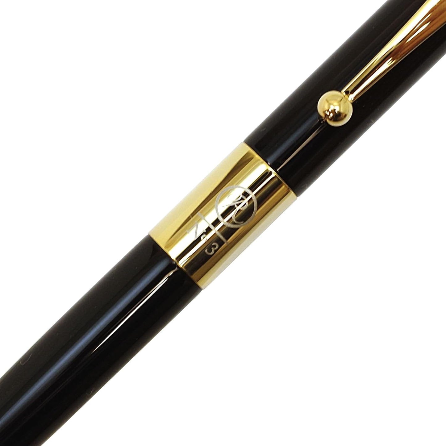 Itoya Romeo R213 No.3 Thin Shaft Barrel Ballpoint Pen Italian Black 0.7 mm