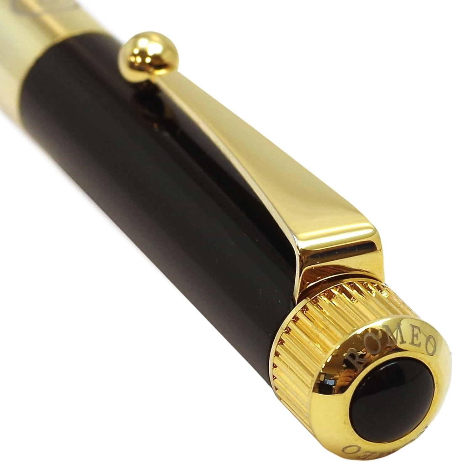 Itoya Romeo R213 No.3 Thin Shaft Barrel Ballpoint Pen Italian Black 0.7 mm