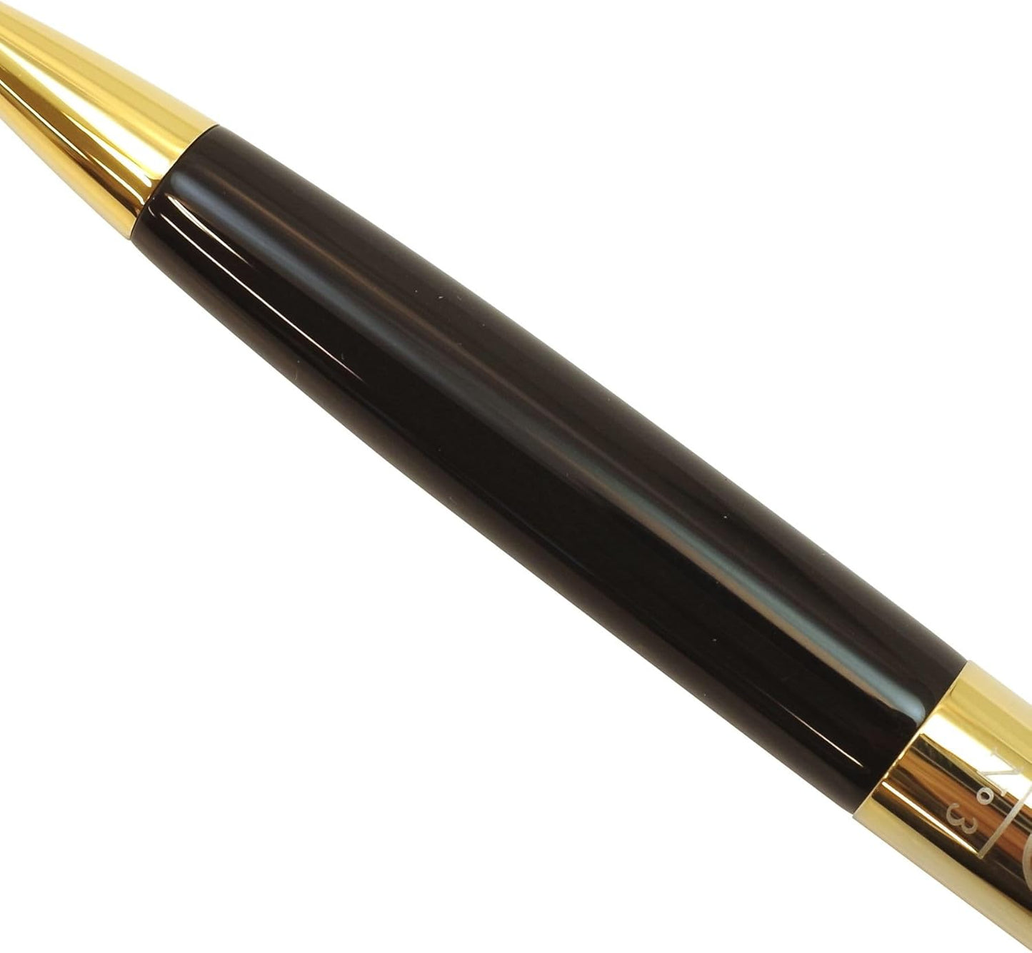 Itoya Romeo R213 No.3 Thin Shaft Barrel Ballpoint Pen Italian Black 0.7 mm