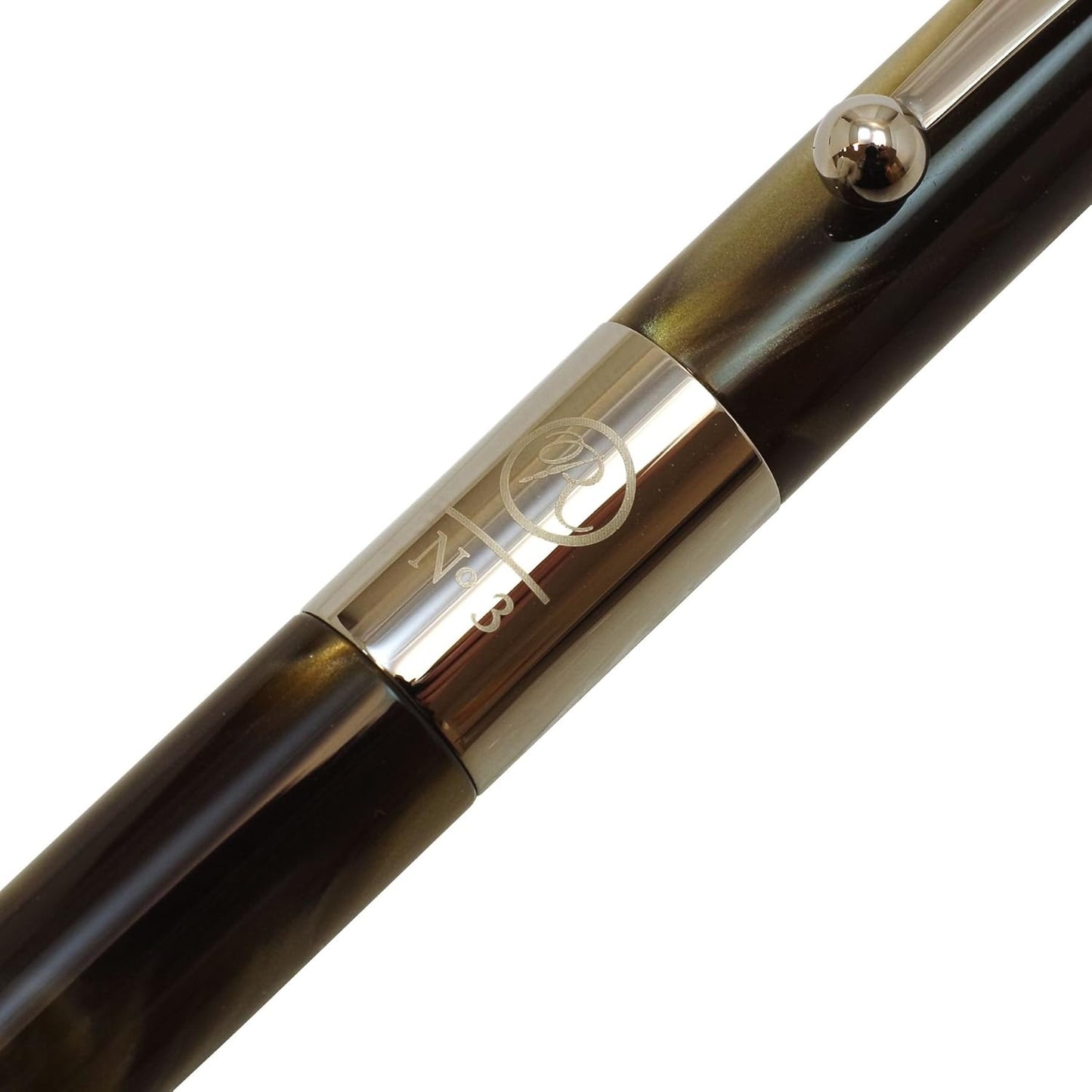 Itoya Romeo R234 No.3 Thin Shaft Barrel Ballpoint Pen Italian Grey 0.7 mm