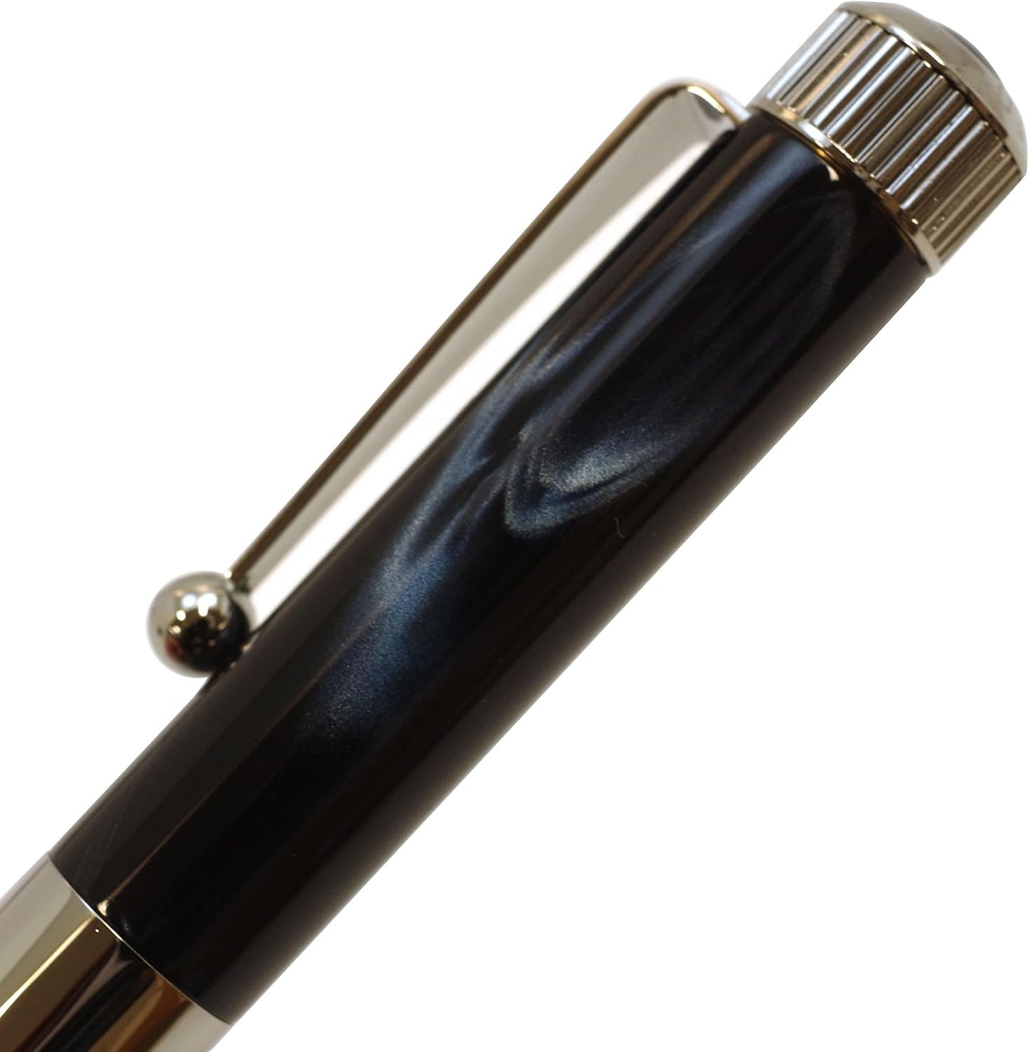 Itoya Romeo R244 No.3 Thin Shaft Barrel Ballpoint Pen Italian Blue 0.7 mm