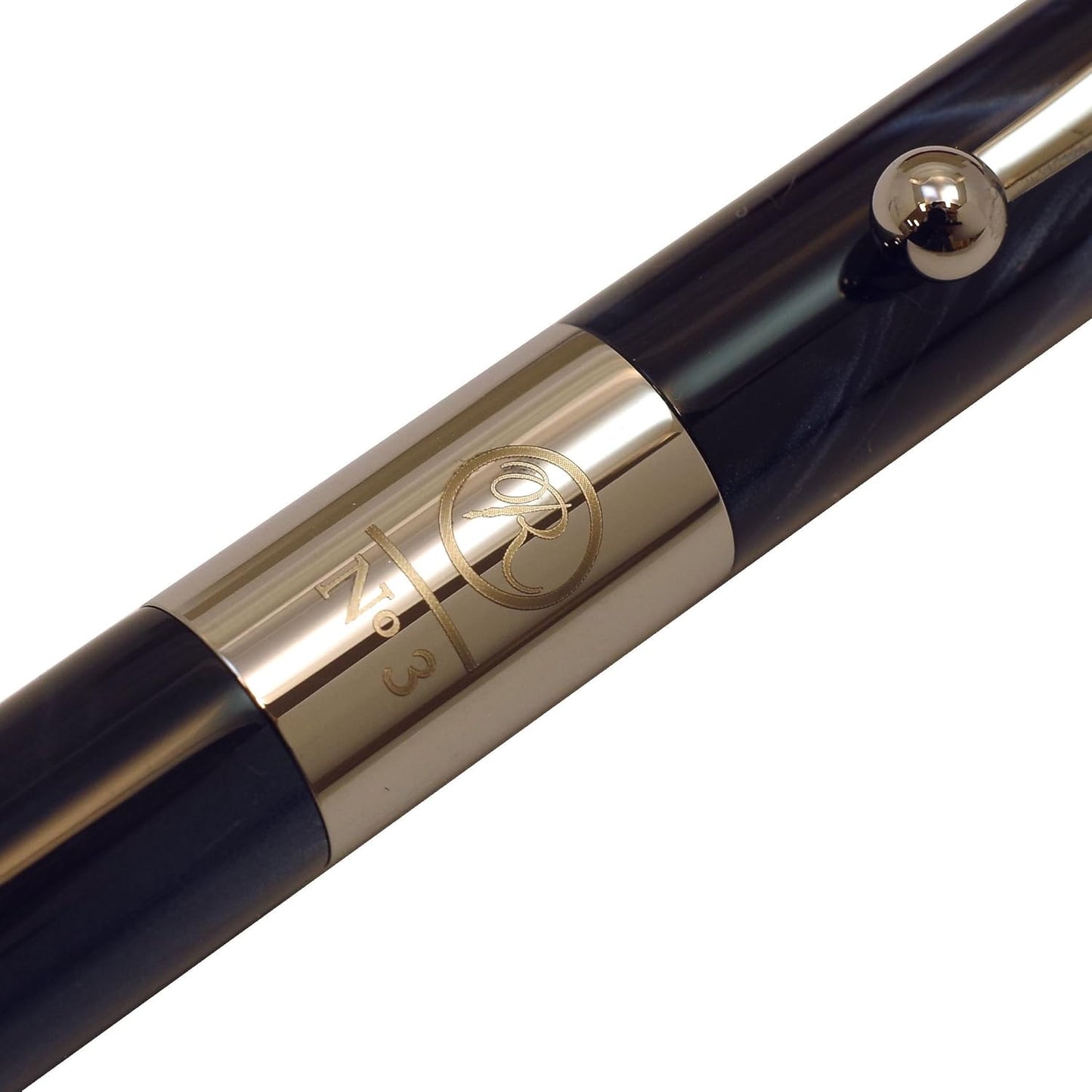 Itoya Romeo R244 No.3 Thin Shaft Barrel Ballpoint Pen Italian Blue 0.7 mm