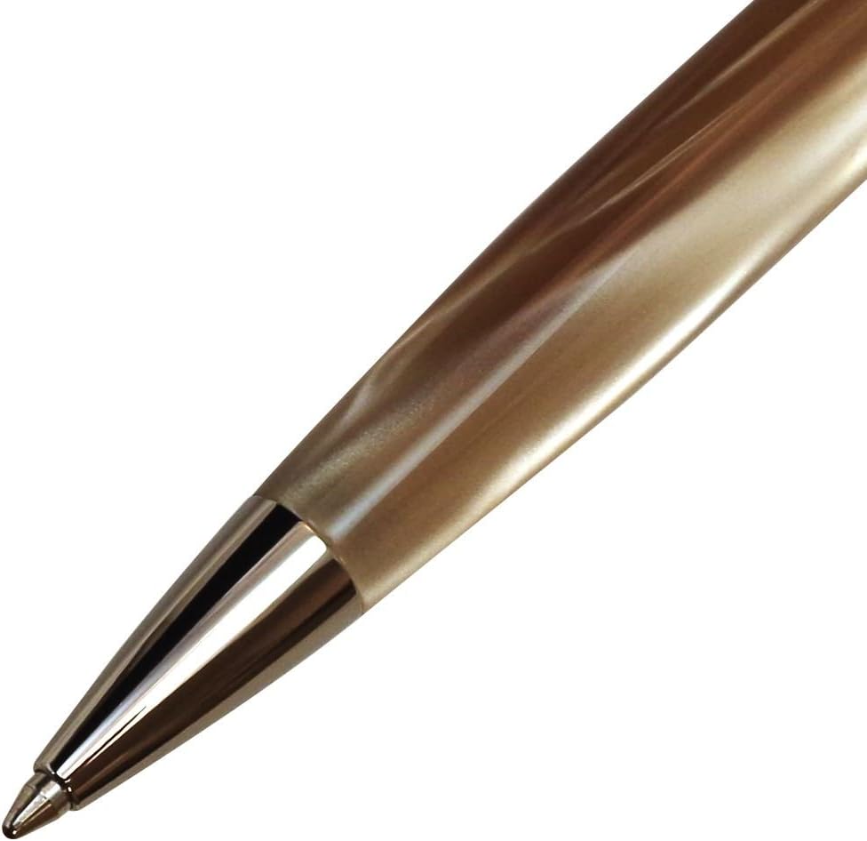Itoya Romeo R254 No.3 Thin Shaft Barrel Ballpoint Pen Italian Beige 0.7 mm
