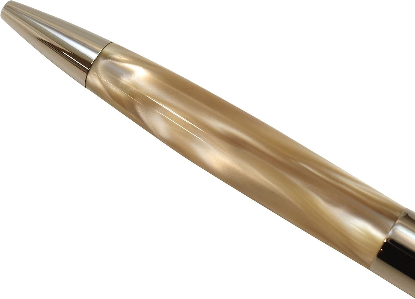 Itoya Romeo R254 No.3 Thin Shaft Barrel Ballpoint Pen Italian Beige 0.7 mm