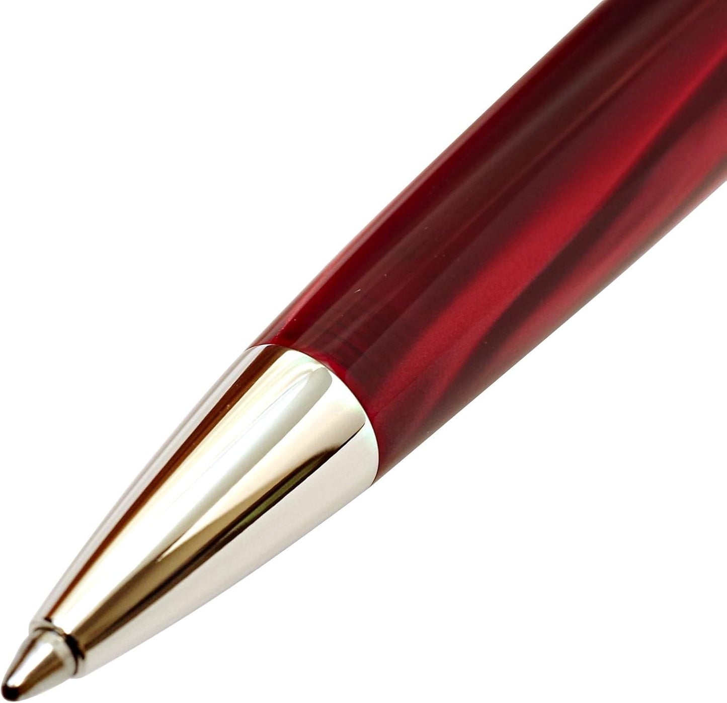 Itoya Romeo R261 No.3 Thin Shaft Barrel Ballpoint Pen Italian Red 0.7 mm