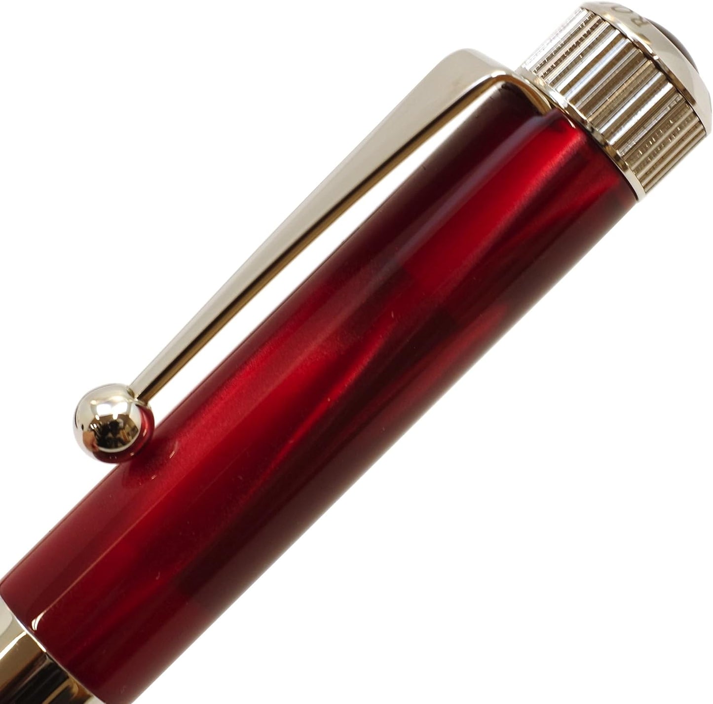 Itoya Romeo R261 No.3 Thin Shaft Barrel Ballpoint Pen Italian Red 0.7 mm