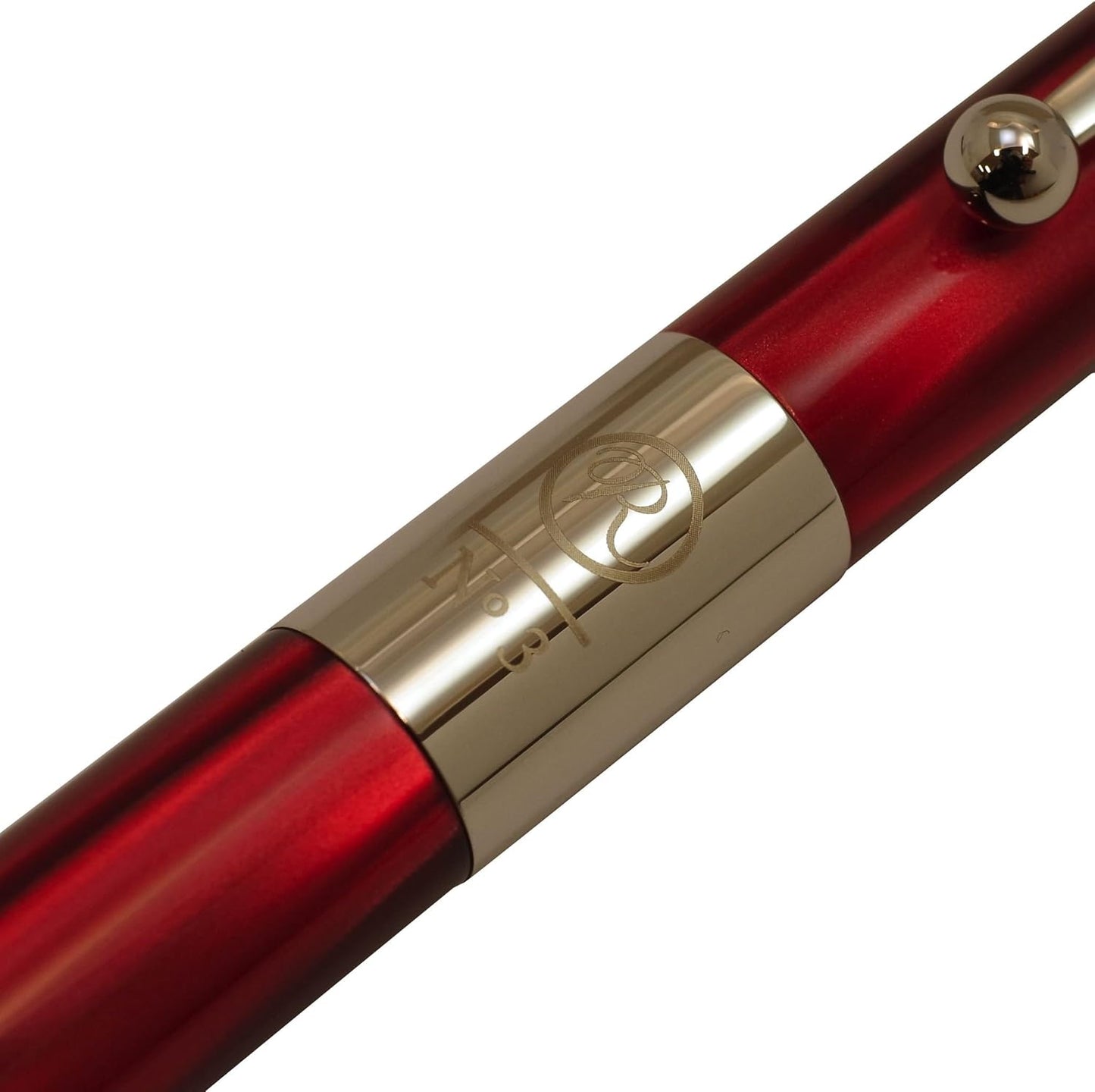 Itoya Romeo R261 No.3 Thin Shaft Barrel Ballpoint Pen Italian Red 0.7 mm