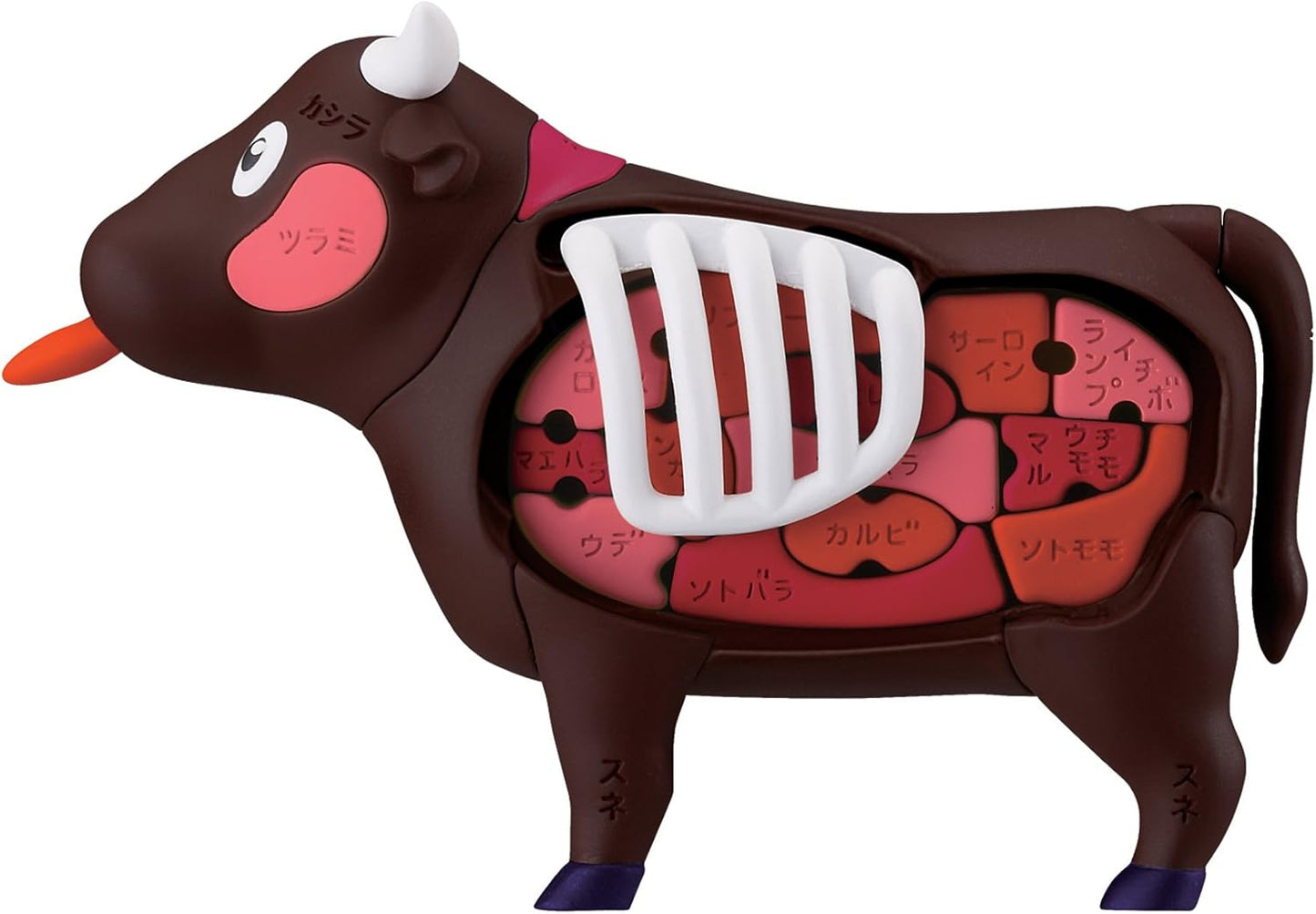 BANDAI NAMCO Megahouse Japanese Study Toy Yakiniku Cow 3D Puzzle