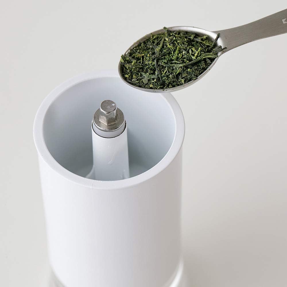 KAI Corporation Manual Green Tea Mill Grinder White Select100