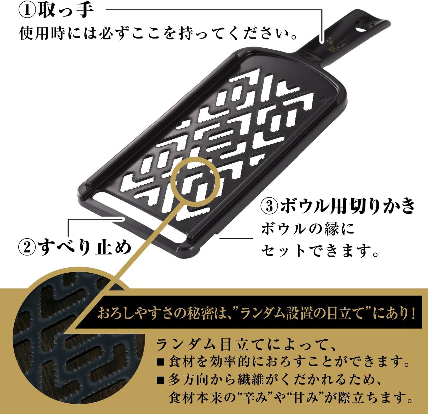 KAI Seki Magoroku Gentle Daikon Radish Grater with Regular Saucer