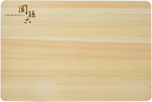 KAI Seki Magoroku Hinoki Wood Chopping Board Thick 30 x 20 cm