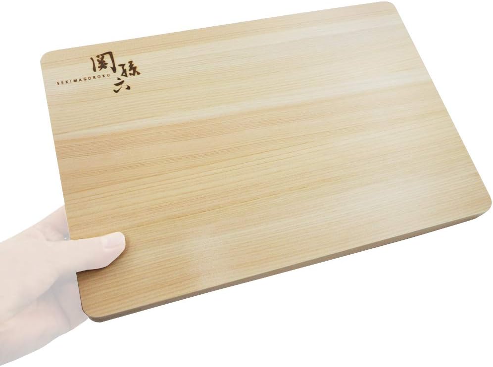 KAI Seki Magoroku Hinoki Wood Chopping Board Thick 30 x 20 cm