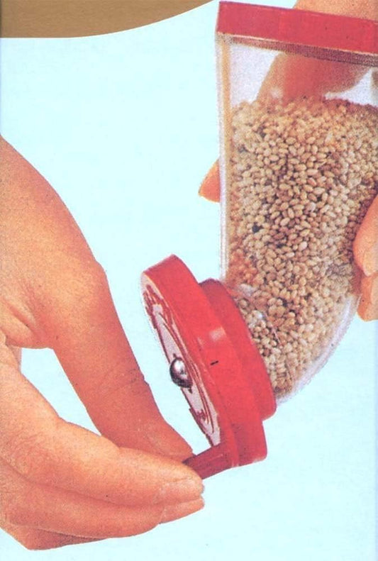 KAKUDAI Sesame Seed Grinder Mill Slicky N Clear For Ramen & Salads