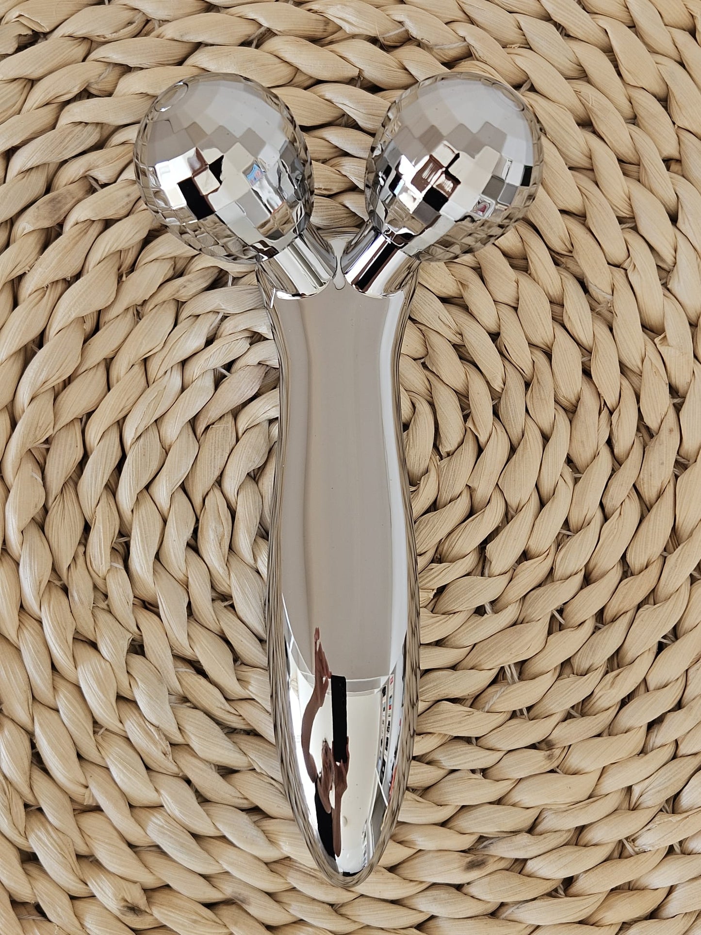 KAKUSAN 3D Waterproof Facial Beauty Roller Y-Shaped Micro Current
