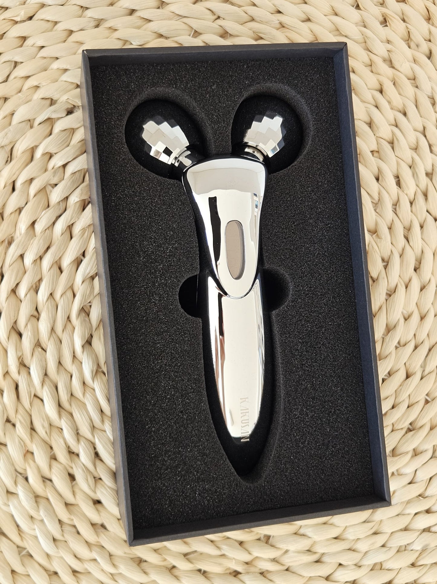 KAKUSAN 3D Waterproof Facial Beauty Roller Y-Shaped Micro Current